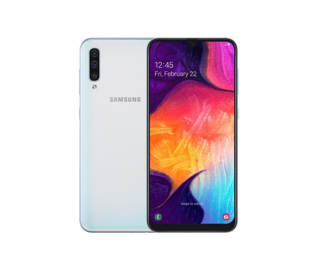 SAMSUNG Galaxy A50 Biały - 485361 - zdjęcie